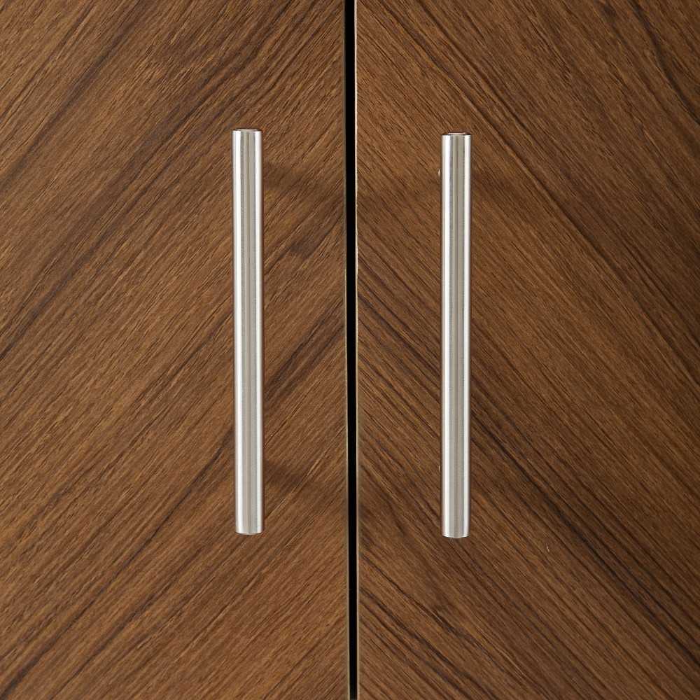 Hampton 68" Bookmatch Doors Two-Tone Hutch - Solid White