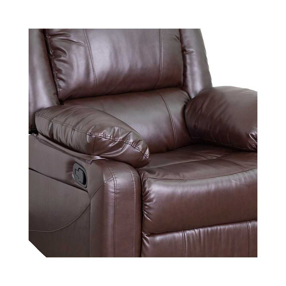 Harmony Series Brown LeatherSoft Recliner