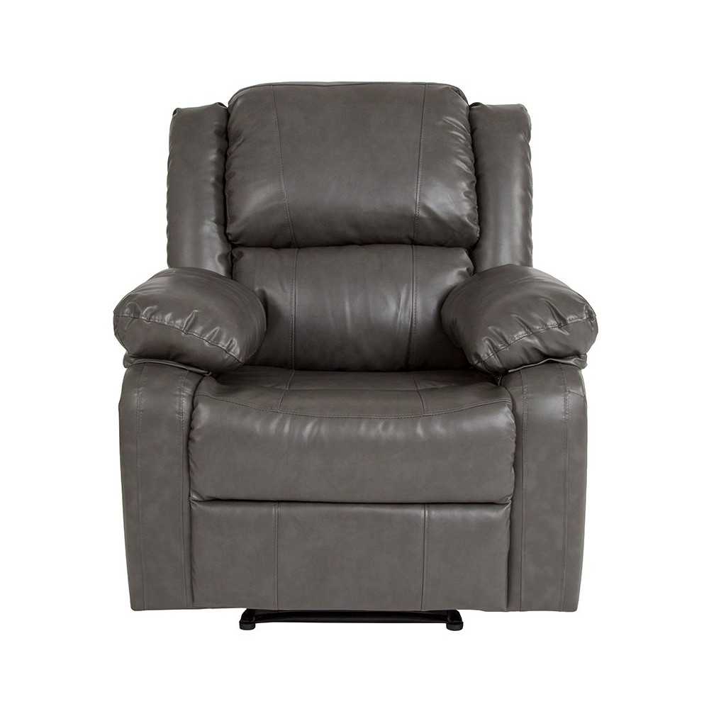 Harmony Series Gray LeatherSoft Recliner