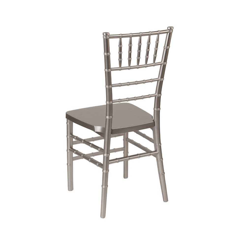 HERCULES PREMIUM Series Pewter Resin Stacking Chiavari Chair