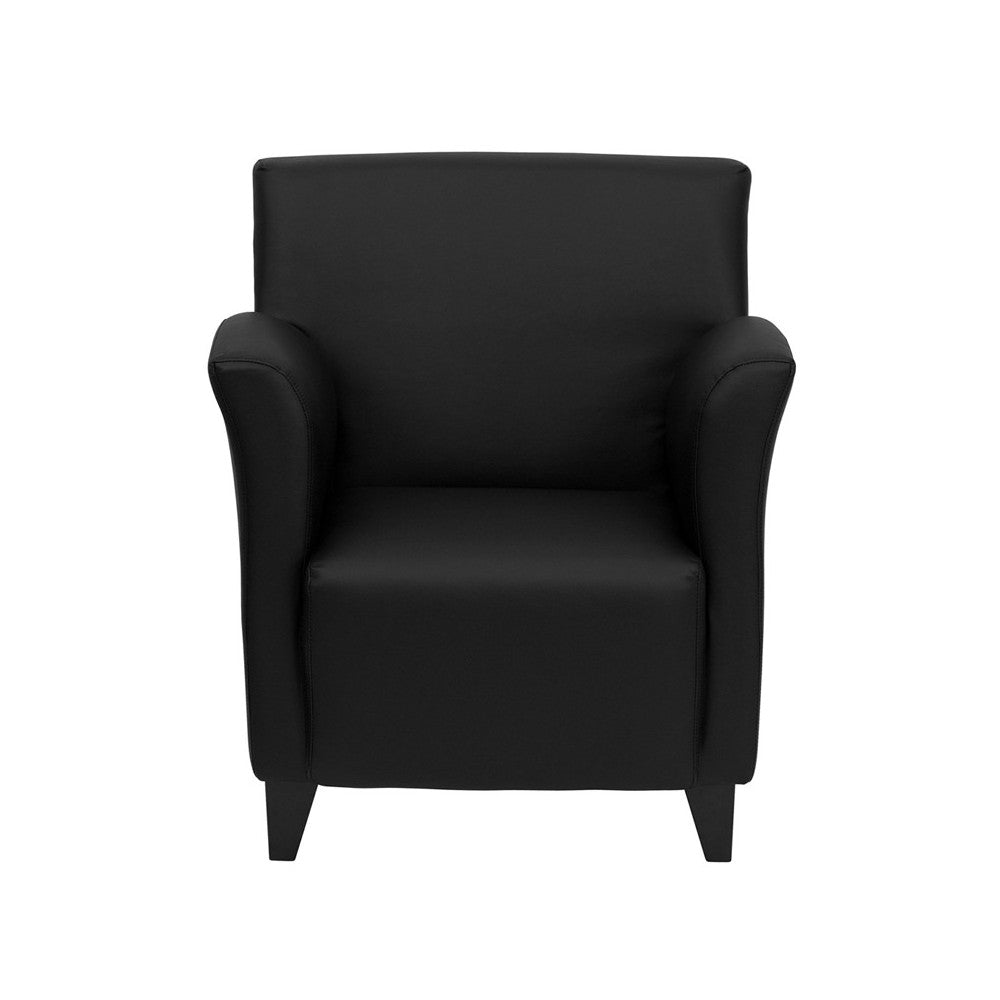 HERCULES Roman Series Black LeatherSoft Lounge Chair
