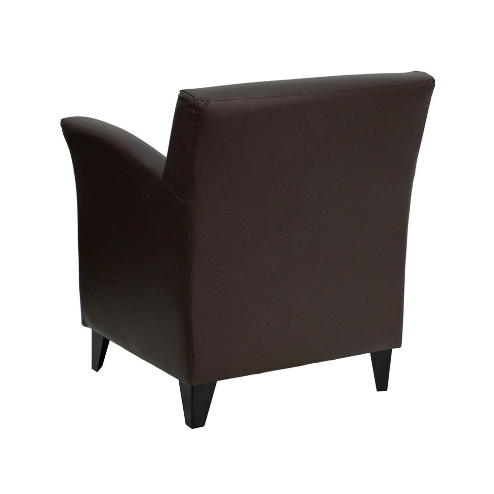 HERCULES Roman Series Brown LeatherSoft Lounge Chair