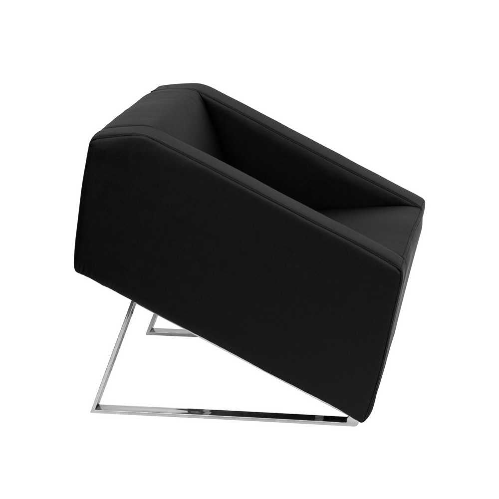 HERCULES Smart Series Black LeatherSoft Lounge Chair