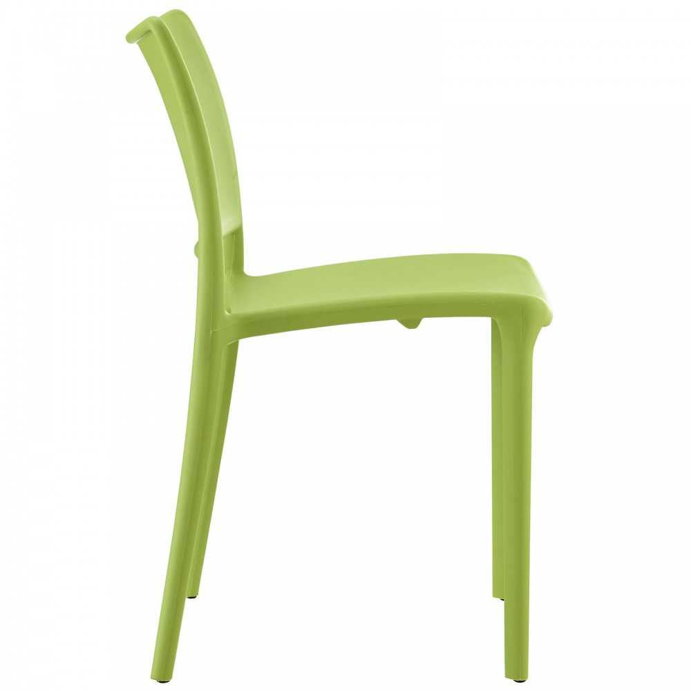 Hipster Dining Side Chair Set of 2, Green