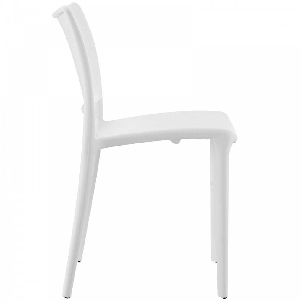 Hipster Dining Side Chair Set of 4, White