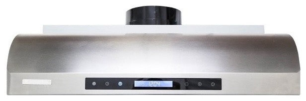 30", LED Lights, Baffle Filters, 1.0mm Non-Magnetic Stainless Steel, Low Profile Under Cabinet Mount Range Hood