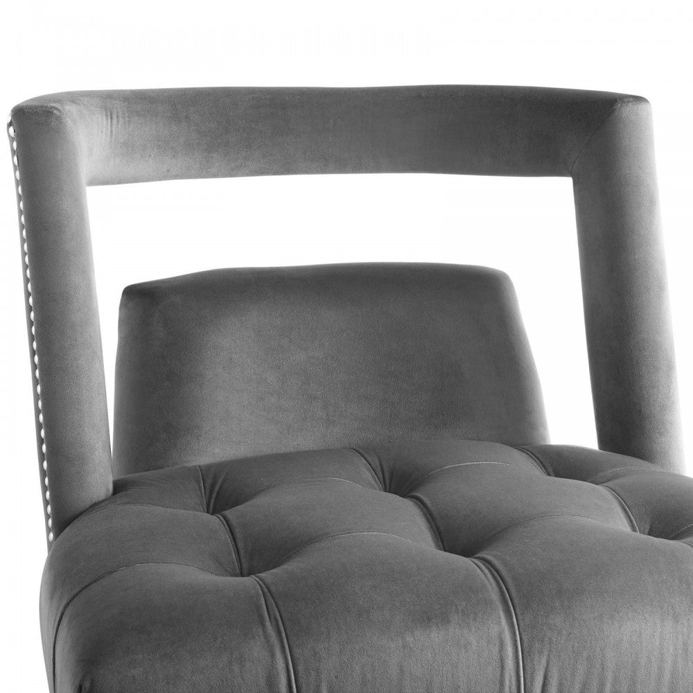 Honor Armchair Performance Velvet Set of 2, Gray