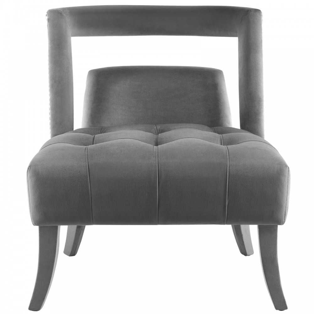 Honor Armchair Performance Velvet Set of 2, Gray