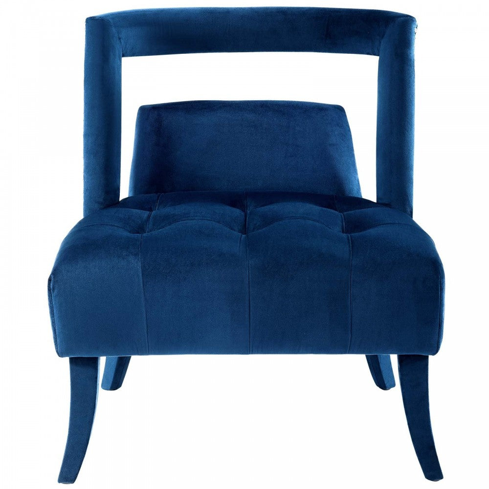 Honor Armchair Performance Velvet Set of 2, Navy