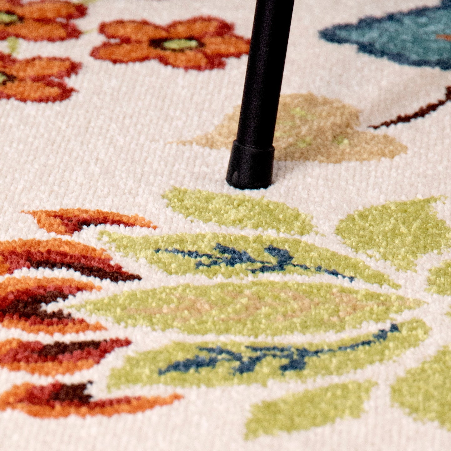 Orian Veranda Garden Chintz Ivory 62"X90"