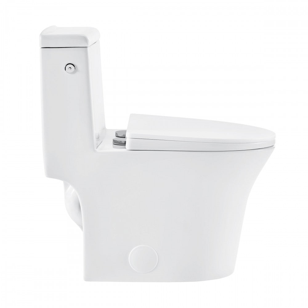 Hugo One-Piece Elongated Toilet Dual-Flush 1.1/1.6 gpf, Touchless