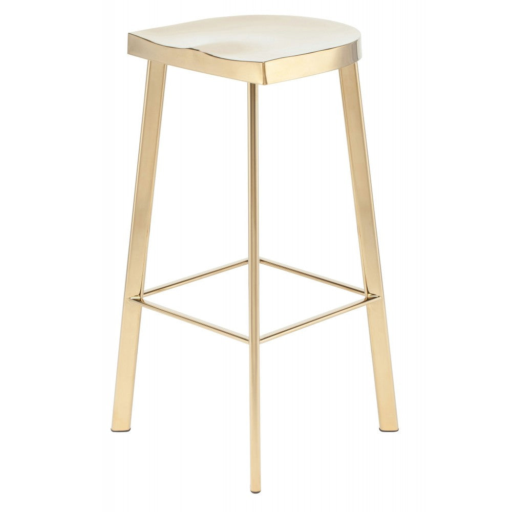 Icon Gold Metal Bar Stool