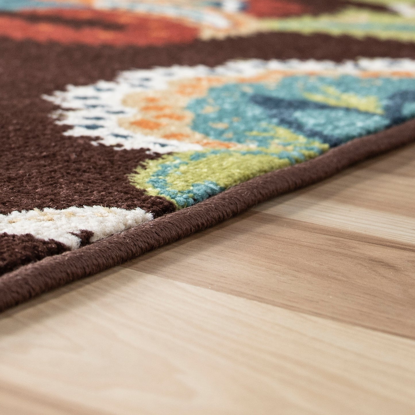 Orian Veranda Ethridge Brown 62"X90"