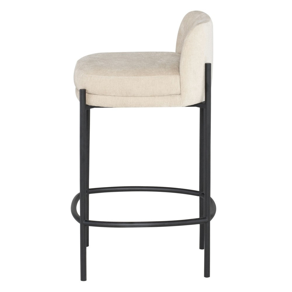Inna Almond Fabric Counter Stool, HGMV250
