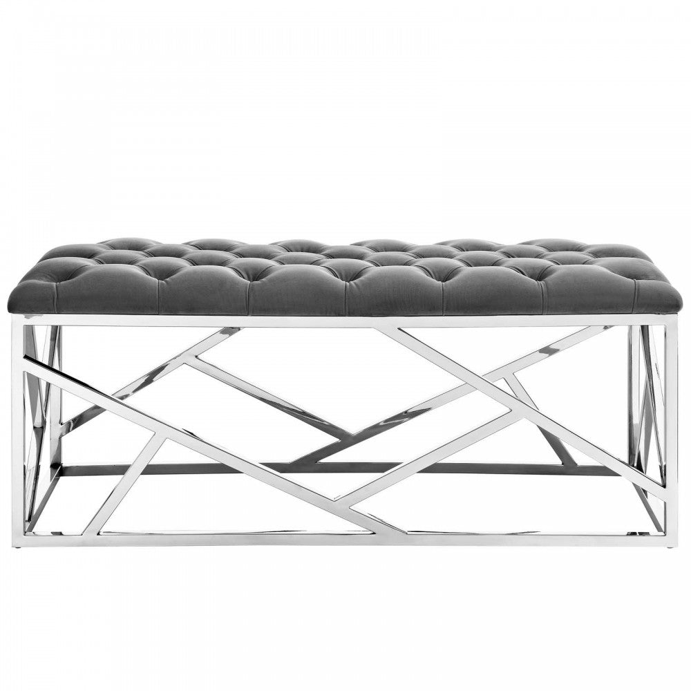 Intersperse Bench, Silver Gray