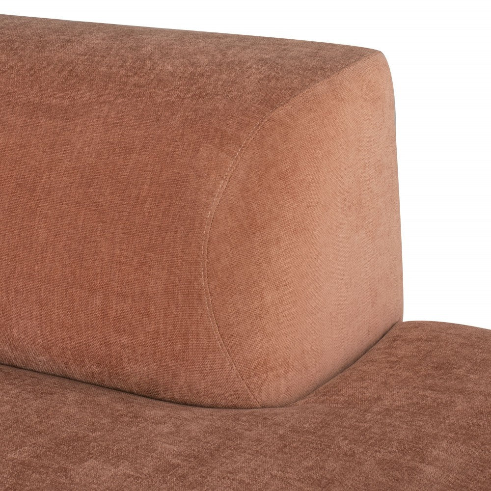 Isla Nectarine Fabric Triple Seat Sofa, HGSC778