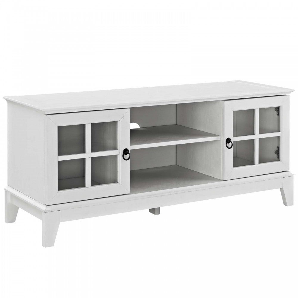 Isle 47" TV Stand, White