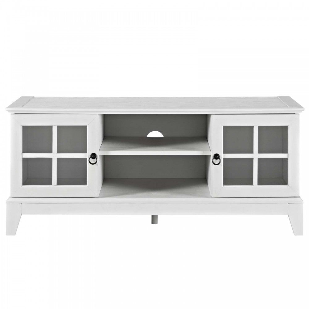 Isle 47" TV Stand, White