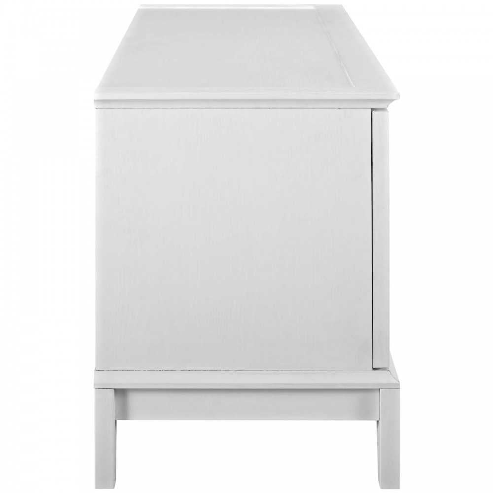 Isle 47" TV Stand, White
