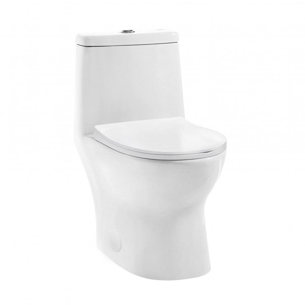 Ivy One-Piece Elongated Toilet Vortex Dual-Flush 1.1/1.6 gpf