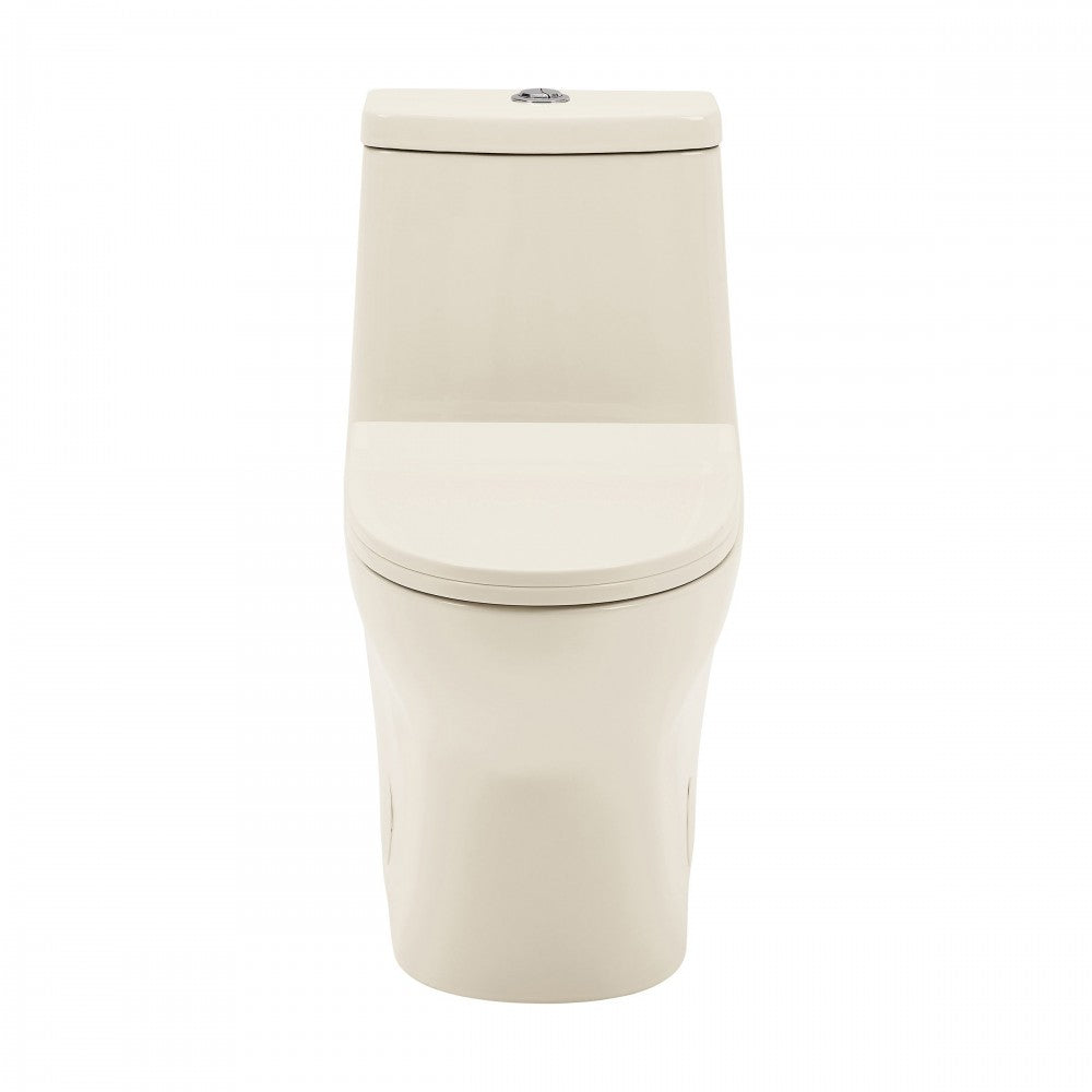 Ivy One Piece Toilet Dual Vortex Flush 1.1/1.6 gpf in Bisque