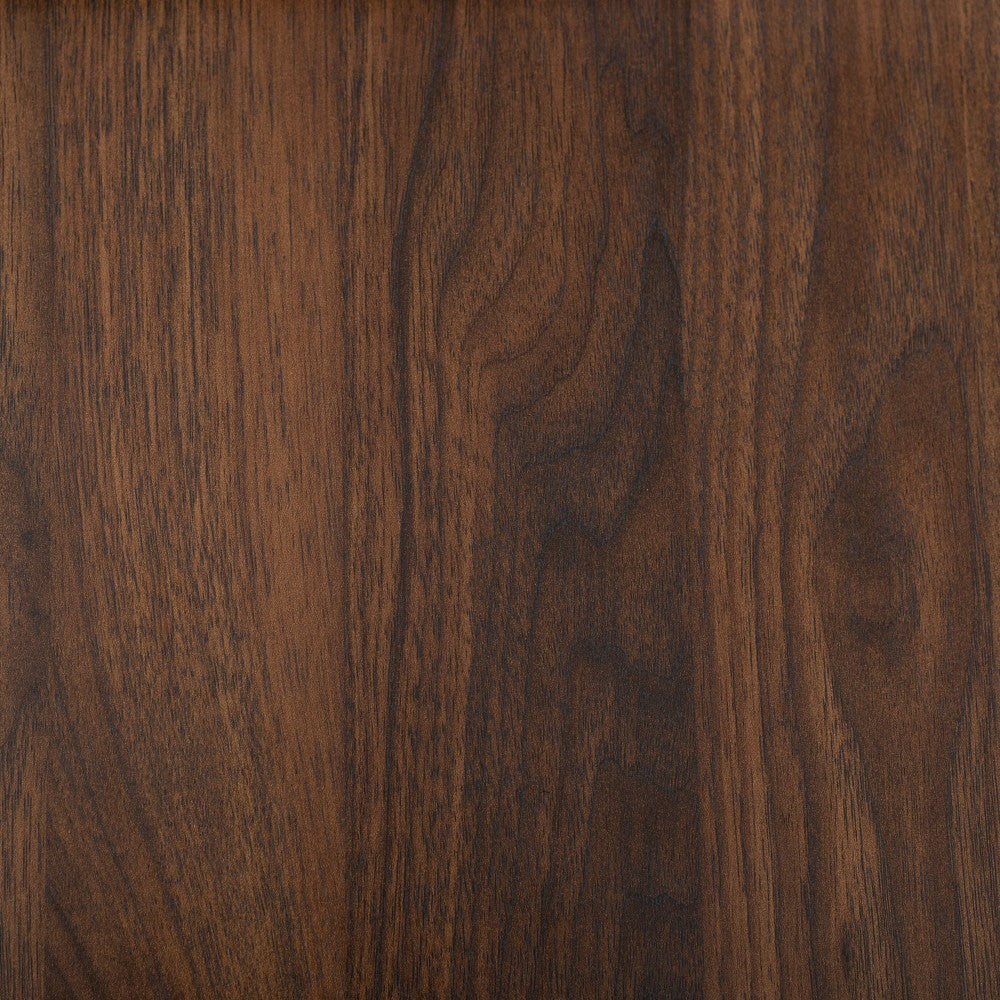 Jersey Industrial Modern Side Table - Dark Walnut