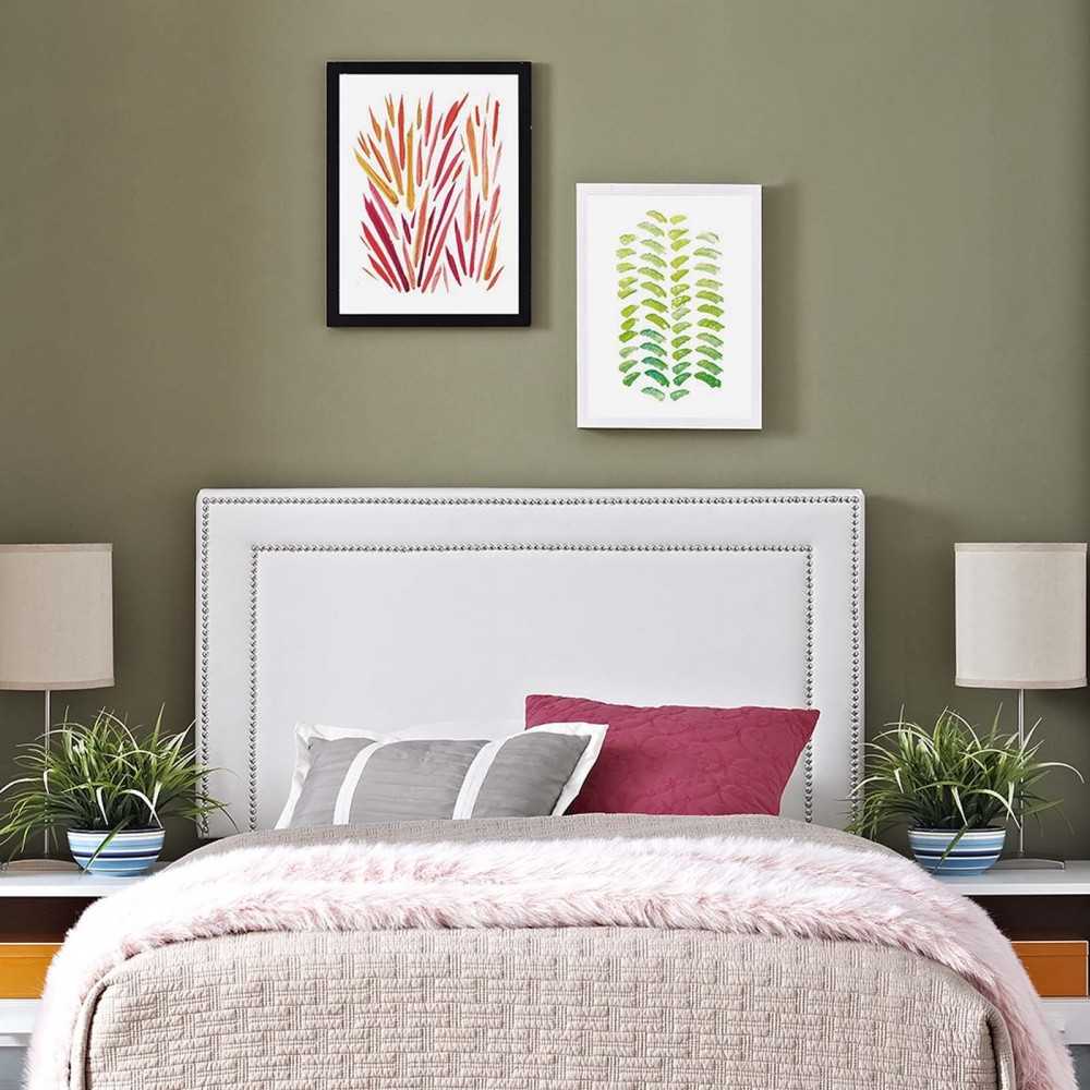 Jessamine Twin Upholstered Vinyl Headboard