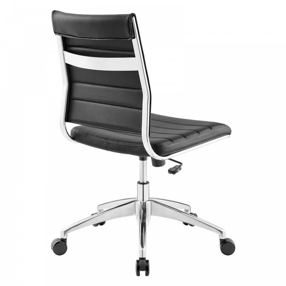 Jive Armless Mid Back Office Chair, Black