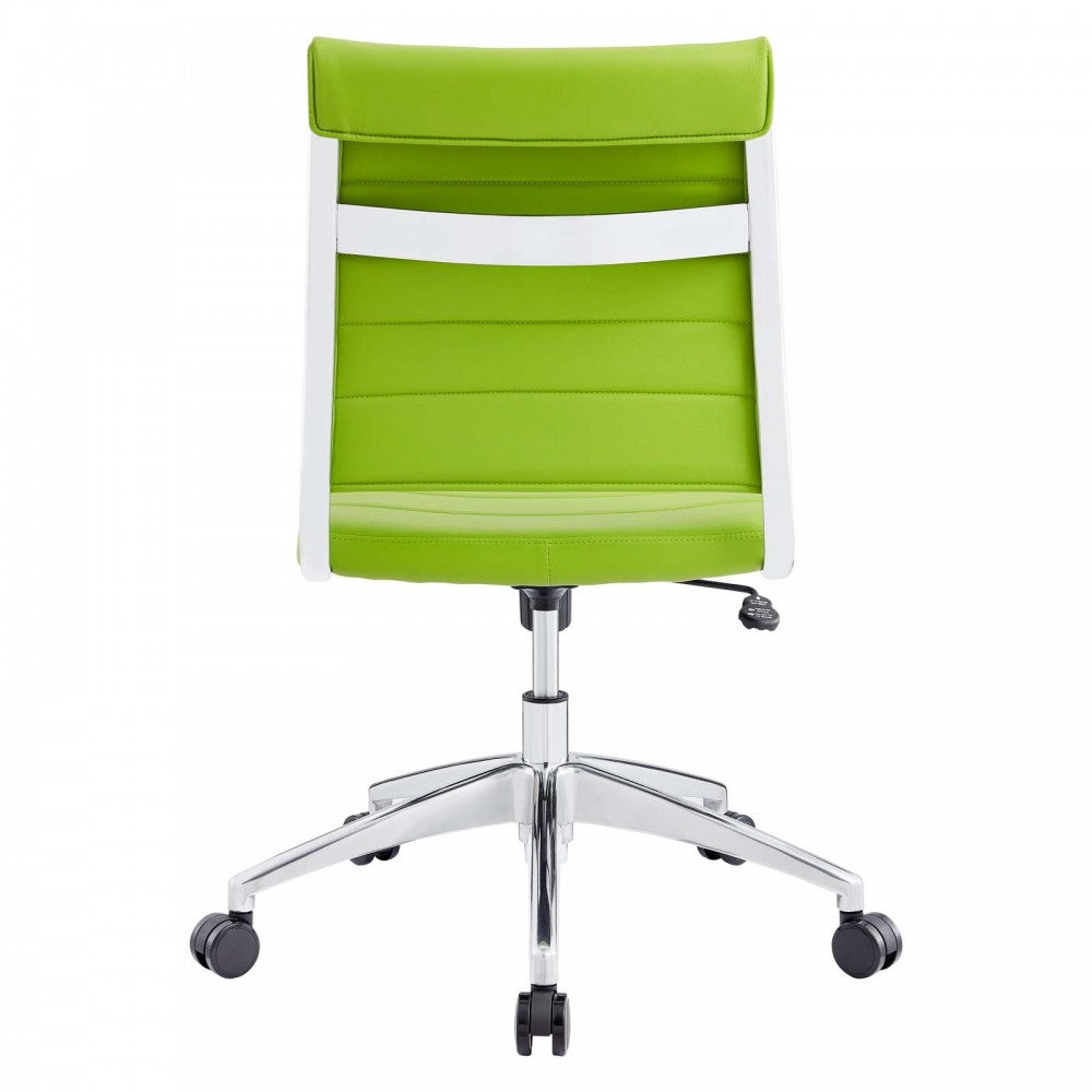 Jive Armless Mid Back Office Chair, Bright Green