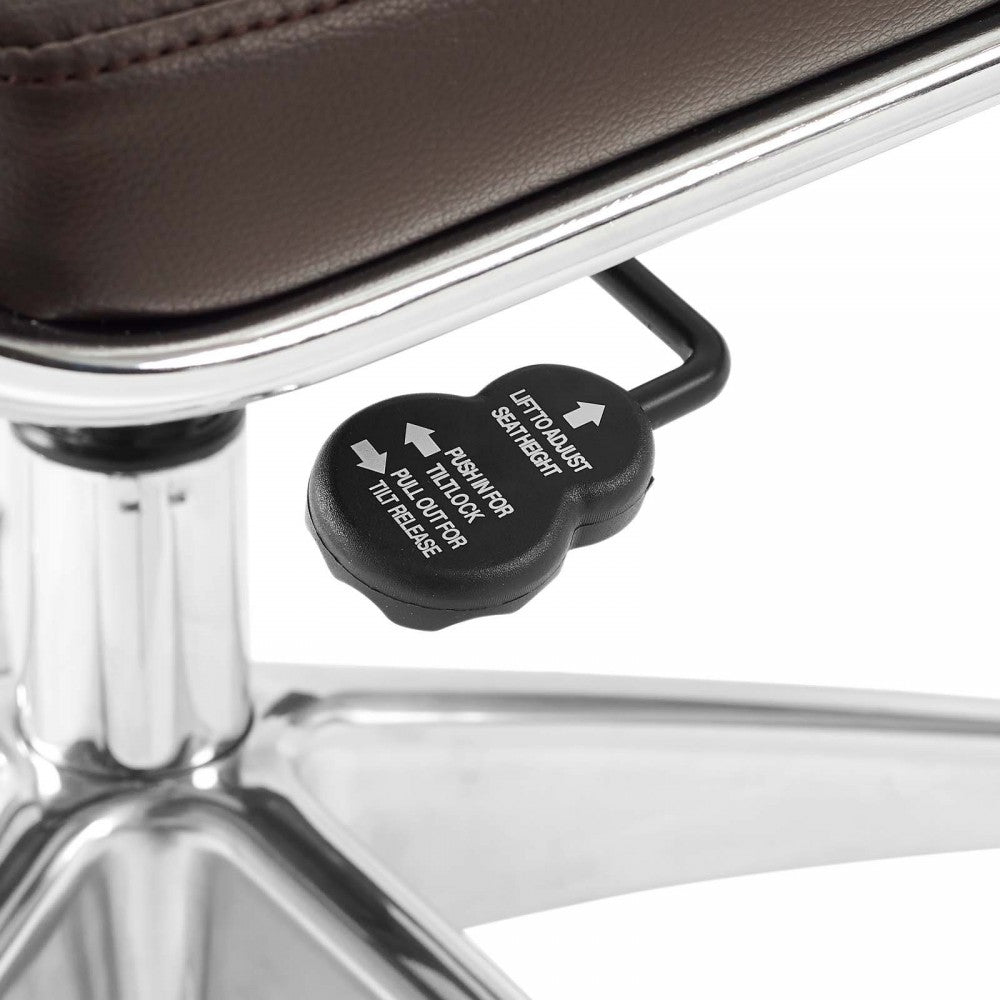 Jive Mid Back Office Chair, Brown, EEI-4136-BRN