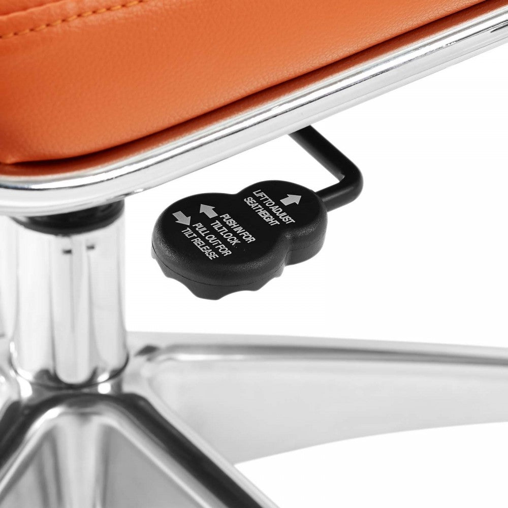 Jive Mid Back Office Chair, Orange, EEI-4136-ORA