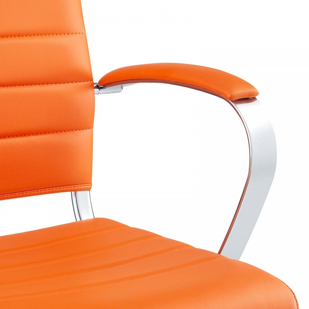 Jive Mid Back Office Chair, Orange, EEI-273-ORA