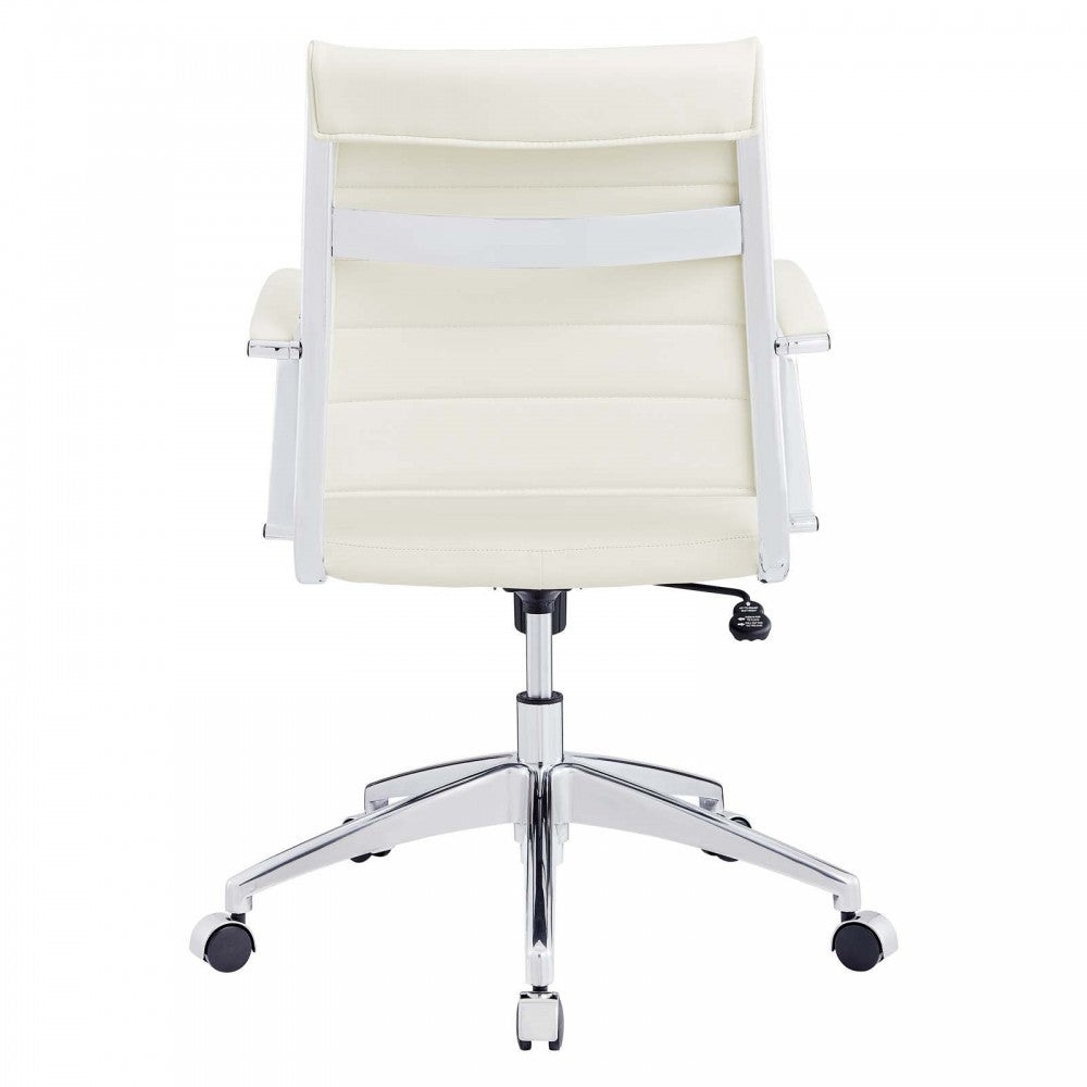 Jive Mid Back Office Chair, White, EEI-273-WHI