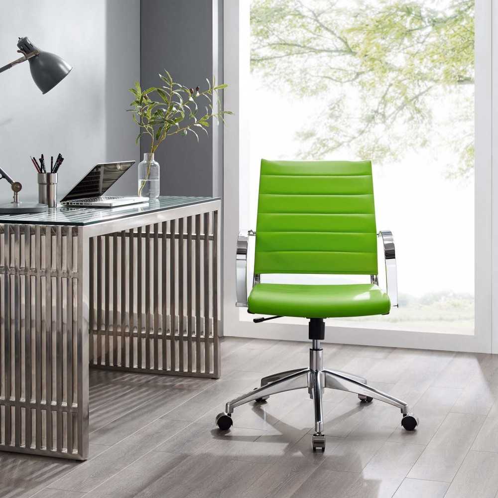 Jive Mid Back Office Chair, Bright Green, EEI-4136-BGR