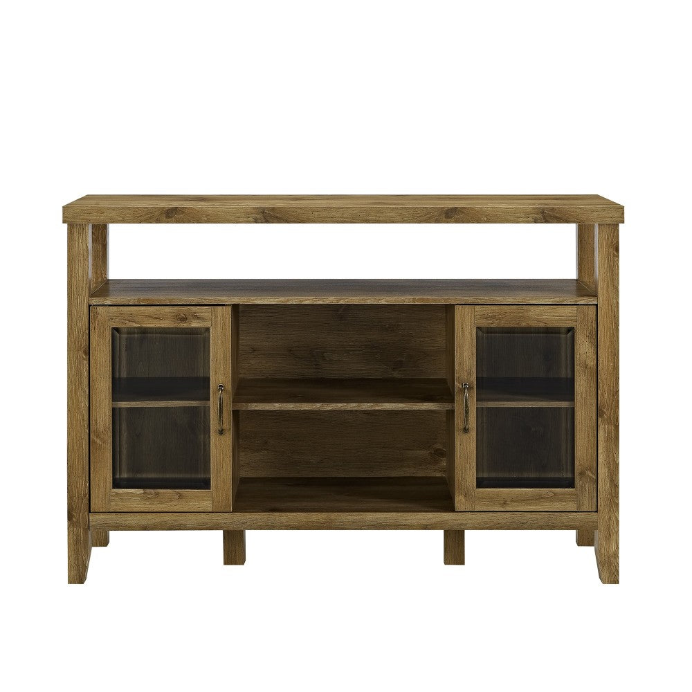 Jordan 52" Rustic Wood TV Stand - Barnwood