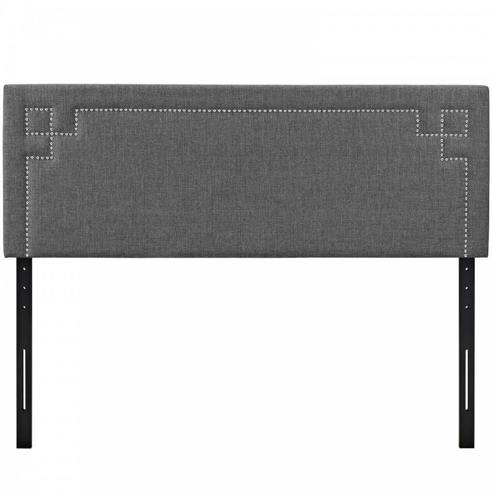 Josie Queen Upholstered Fabric Headboard