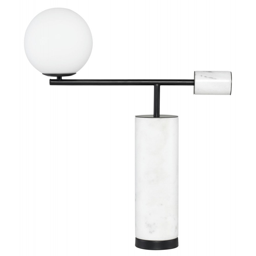 Justine White Stone Table Lighting