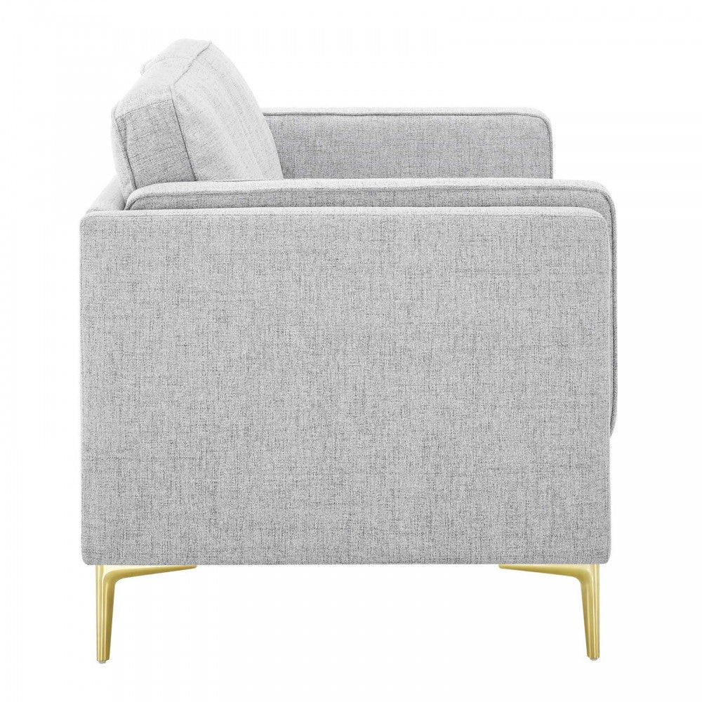 Kaiya Fabric Sofa, Light Gray