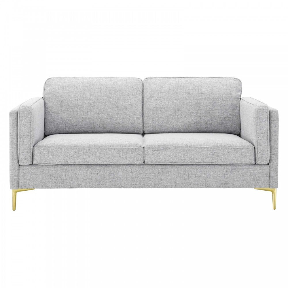 Kaiya Fabric Sofa, Light Gray