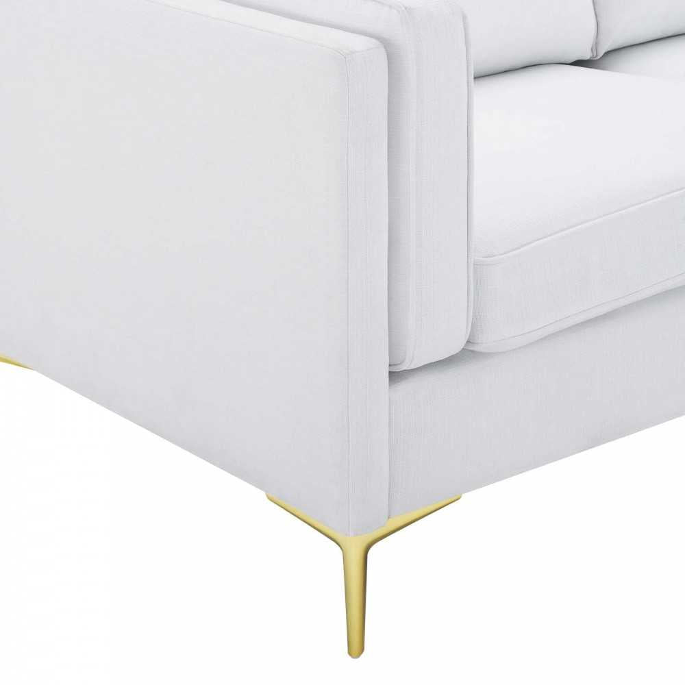 Kaiya Fabric Sofa, White