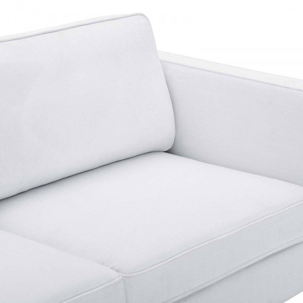 Kaiya Fabric Sofa, White