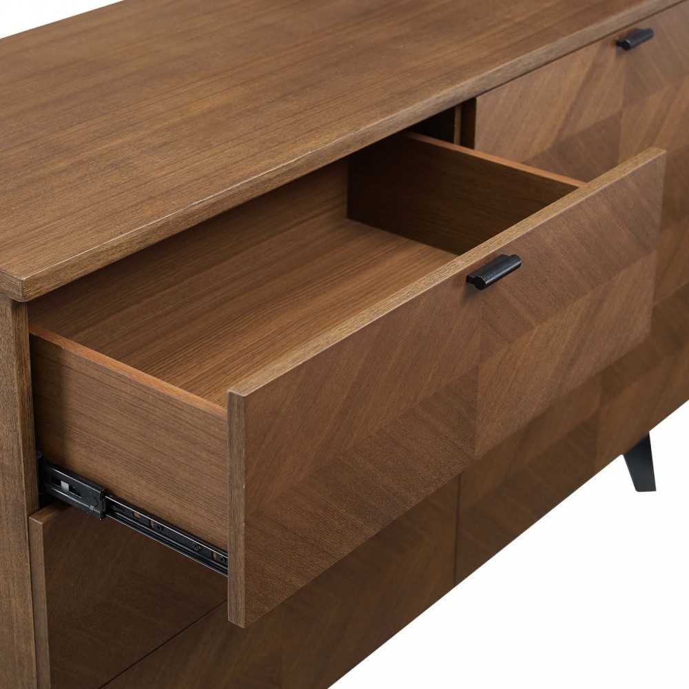 Kali 5-Piece Bedroom Set, Walnut, MOD-6419-WAL-SET