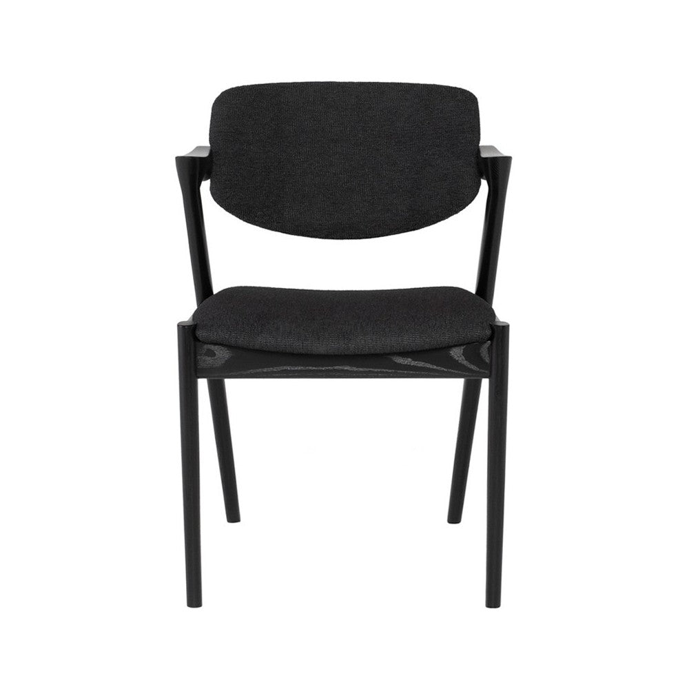 Kalli Activated Charcoal Fabric Dining Chair