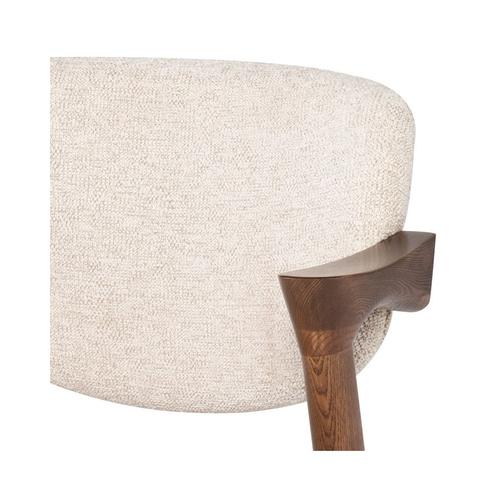 Kalli Shell Fabric Dining Chair