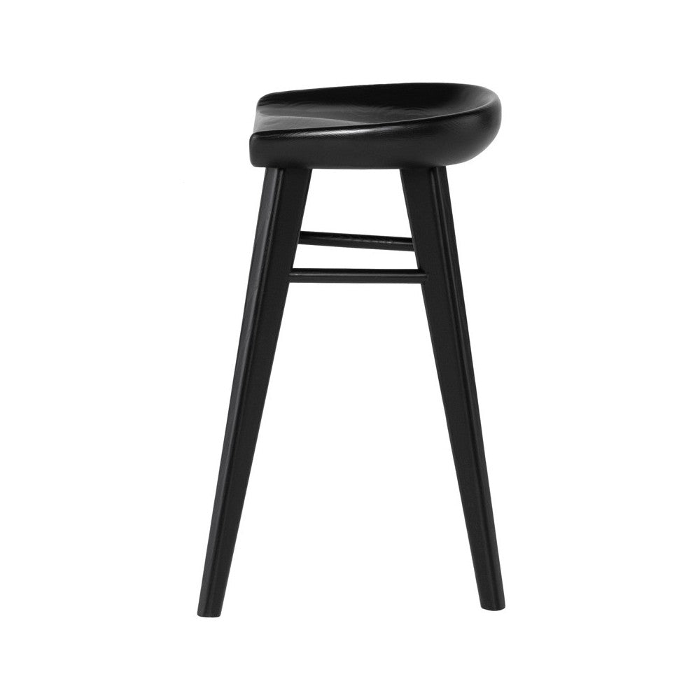 Kami Onyx Wood Counter Stool