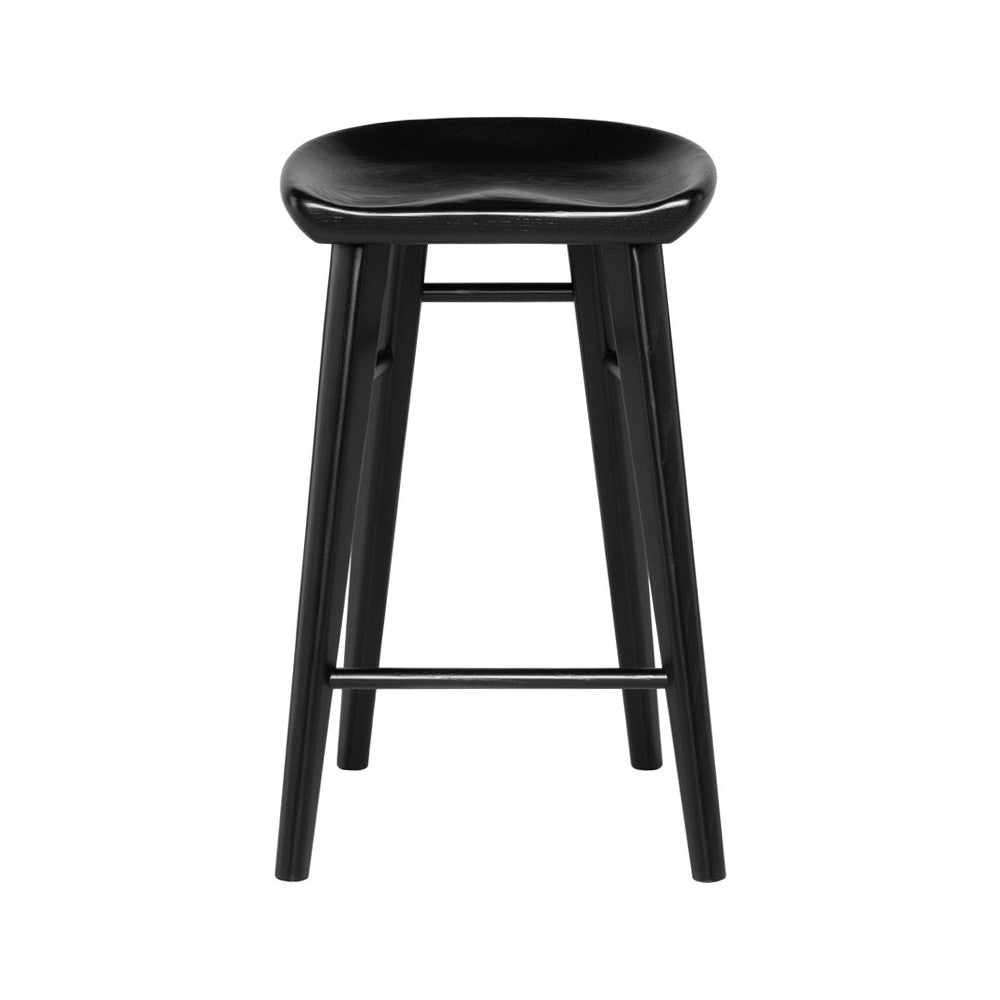 Kami Onyx Wood Counter Stool