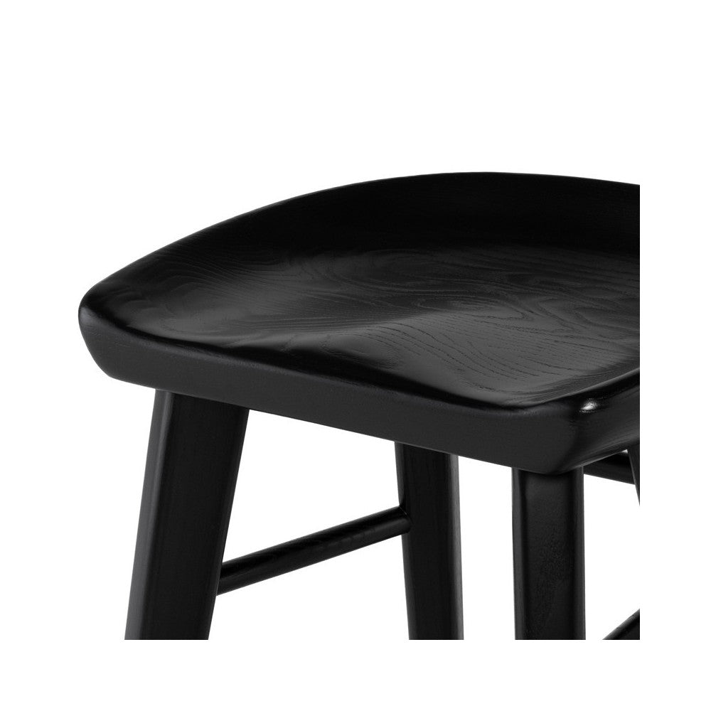 Kami Onyx Wood Counter Stool