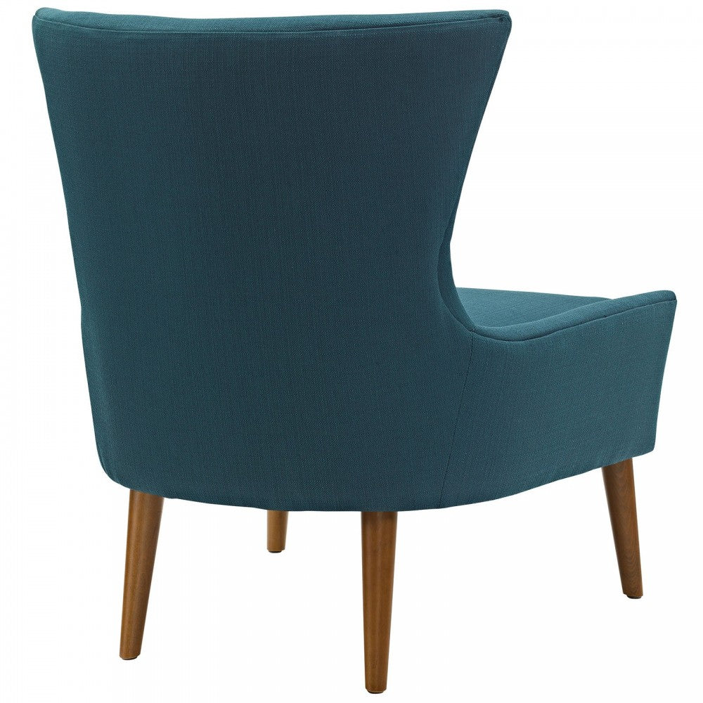 Keen Upholstered Fabric Armchair, Azure