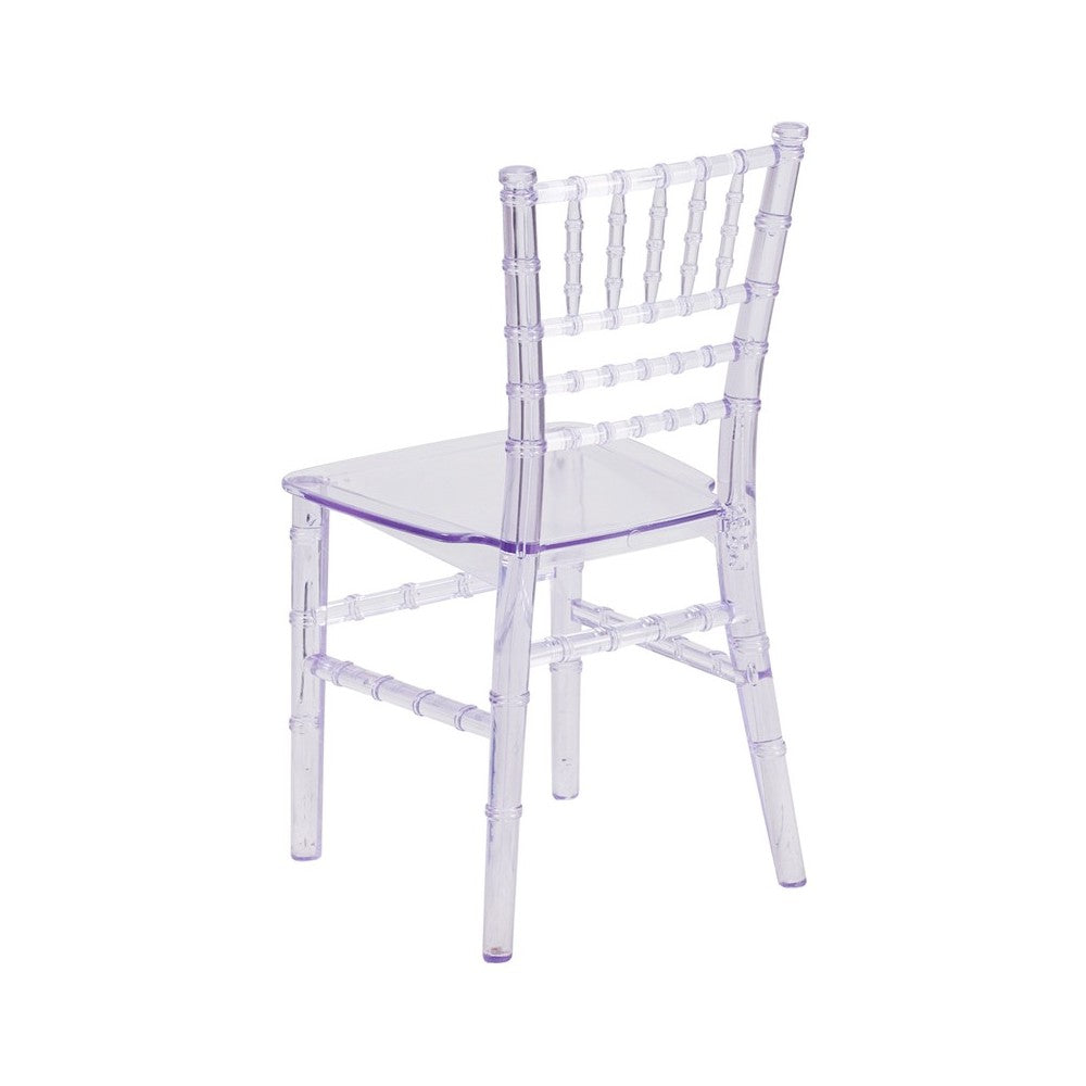 Kids Crystal Transparent Chiavari Chair