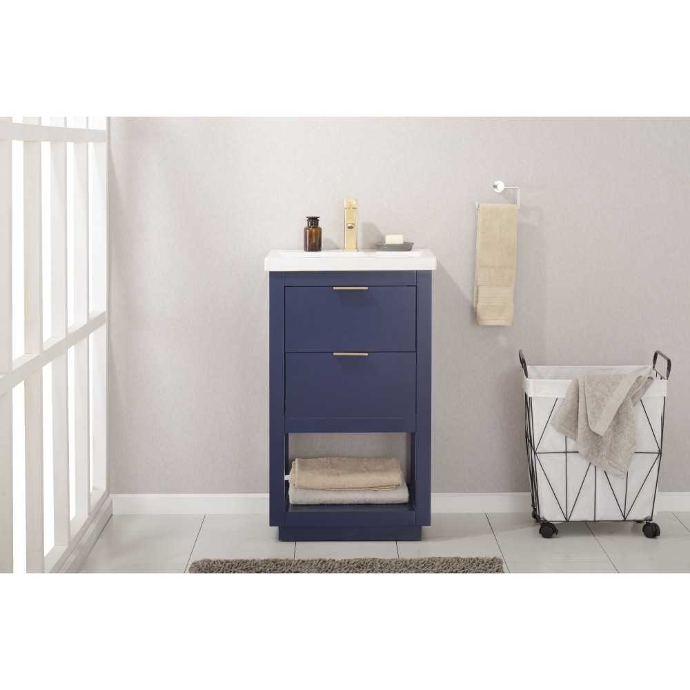 Klein 20" Single Sink Vanity In Blue